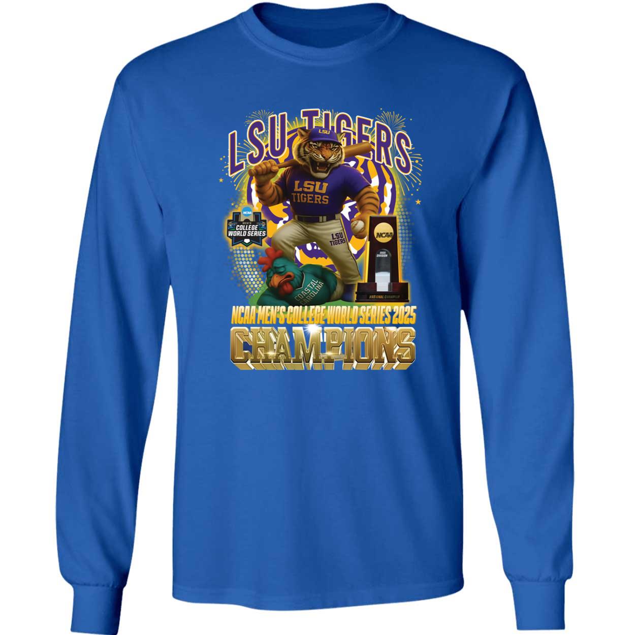 Lsu Tigers Mens College World Series 2025 Champions Shirt 4 1.jpg