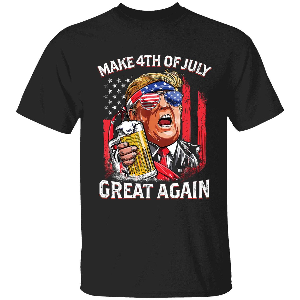Make 4th Of July Great Again Trump Shirt