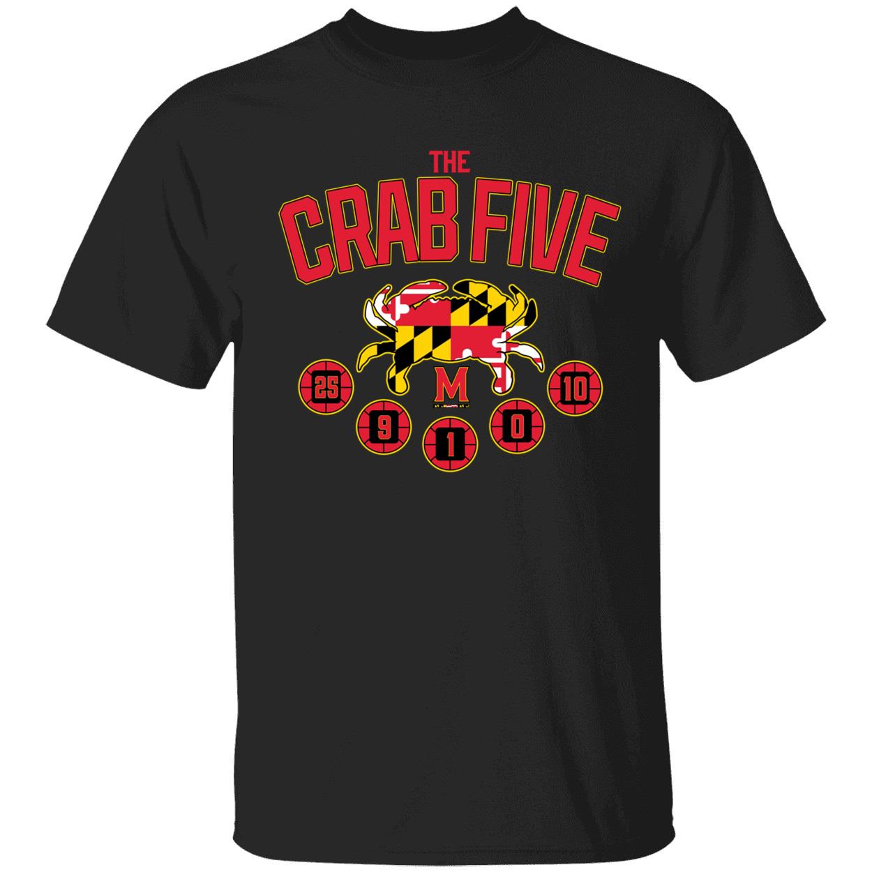 Maryland Basketball The Crab Five Crab Flag Shirt 1 1.jpg