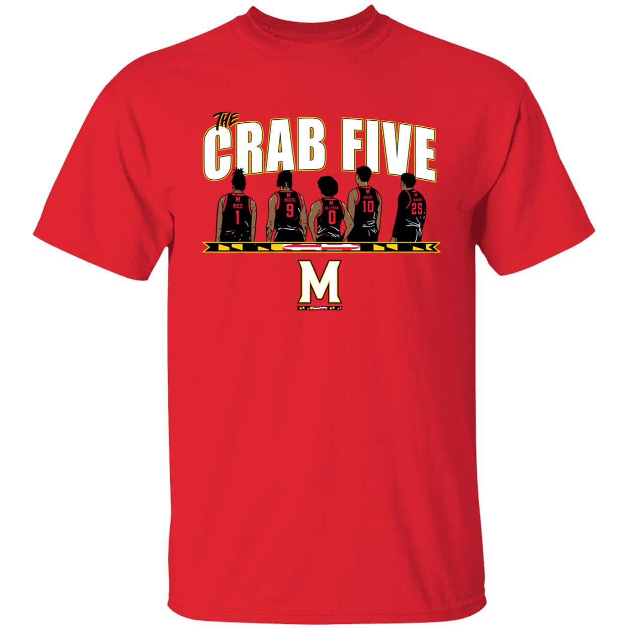 Maryland Basketball The Crab Five Lineup Shirt 1 1.jpg