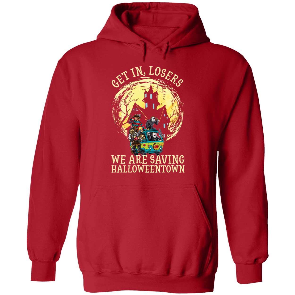 Massacre Machine Get In Losers We're Saving Halloweentown Hoodie