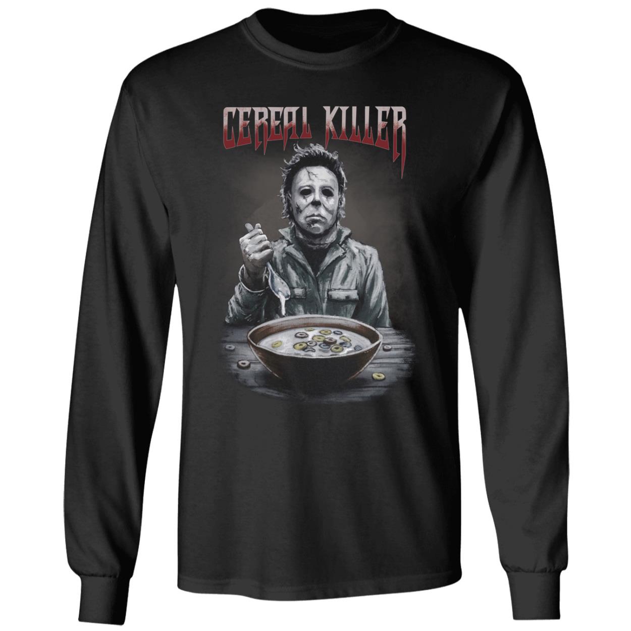 Michael Myers Cereal Killer Long Sleeve Shirt