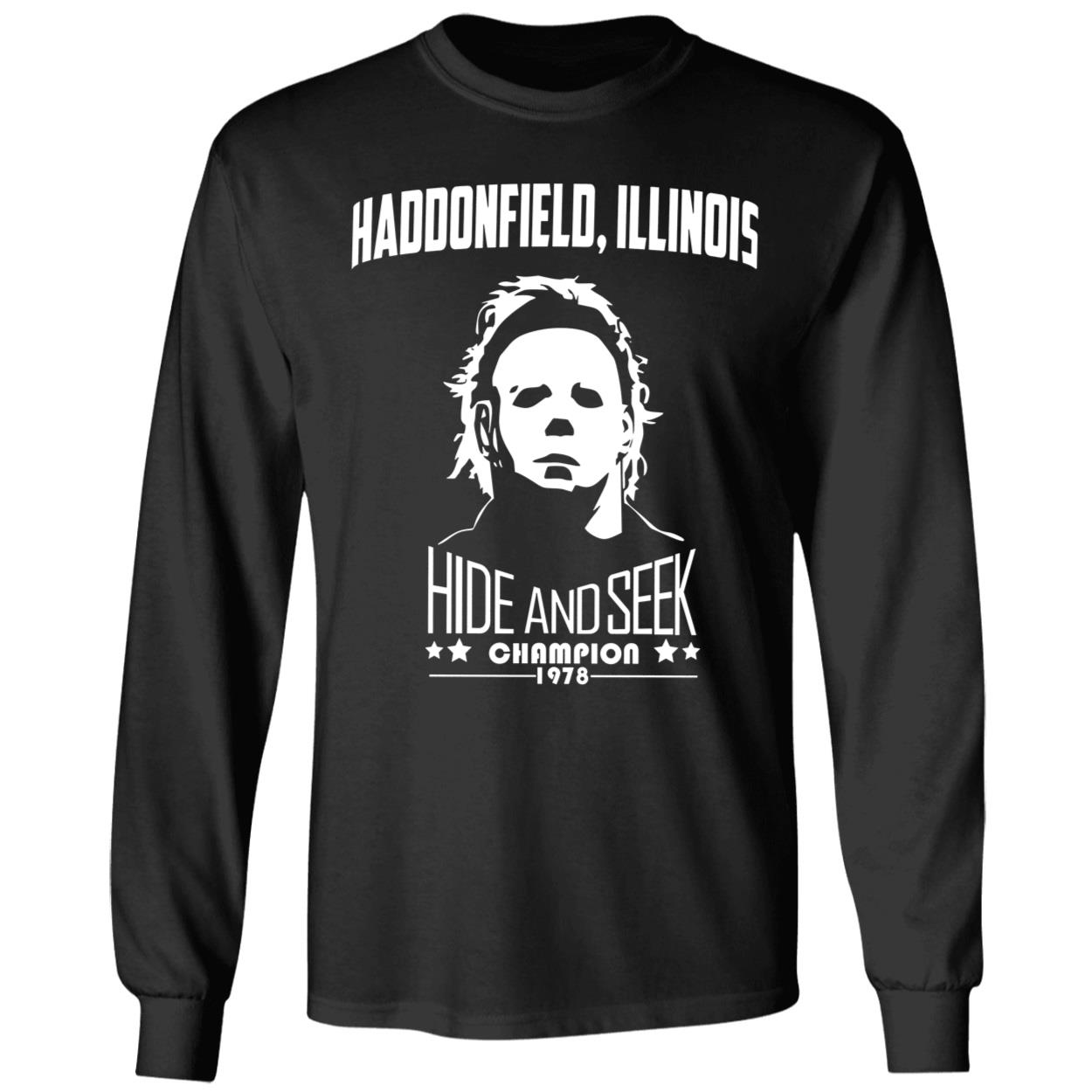 Michael Myers Hide And Seek Champion 1978 Long Sleeve Shirt