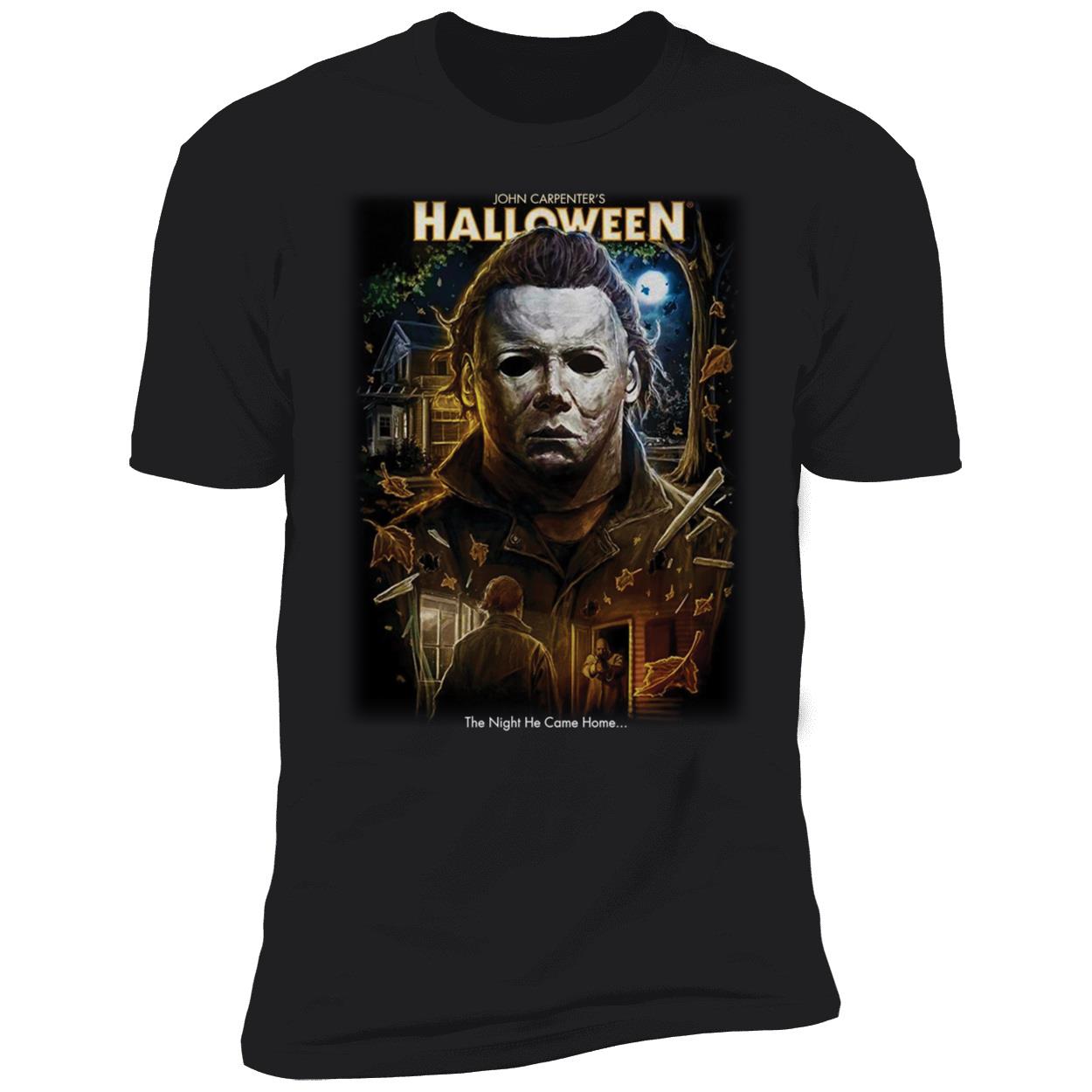 Michael Myers John Carpenter's Halloween The Night He Came Home Premium SS T-Shirt