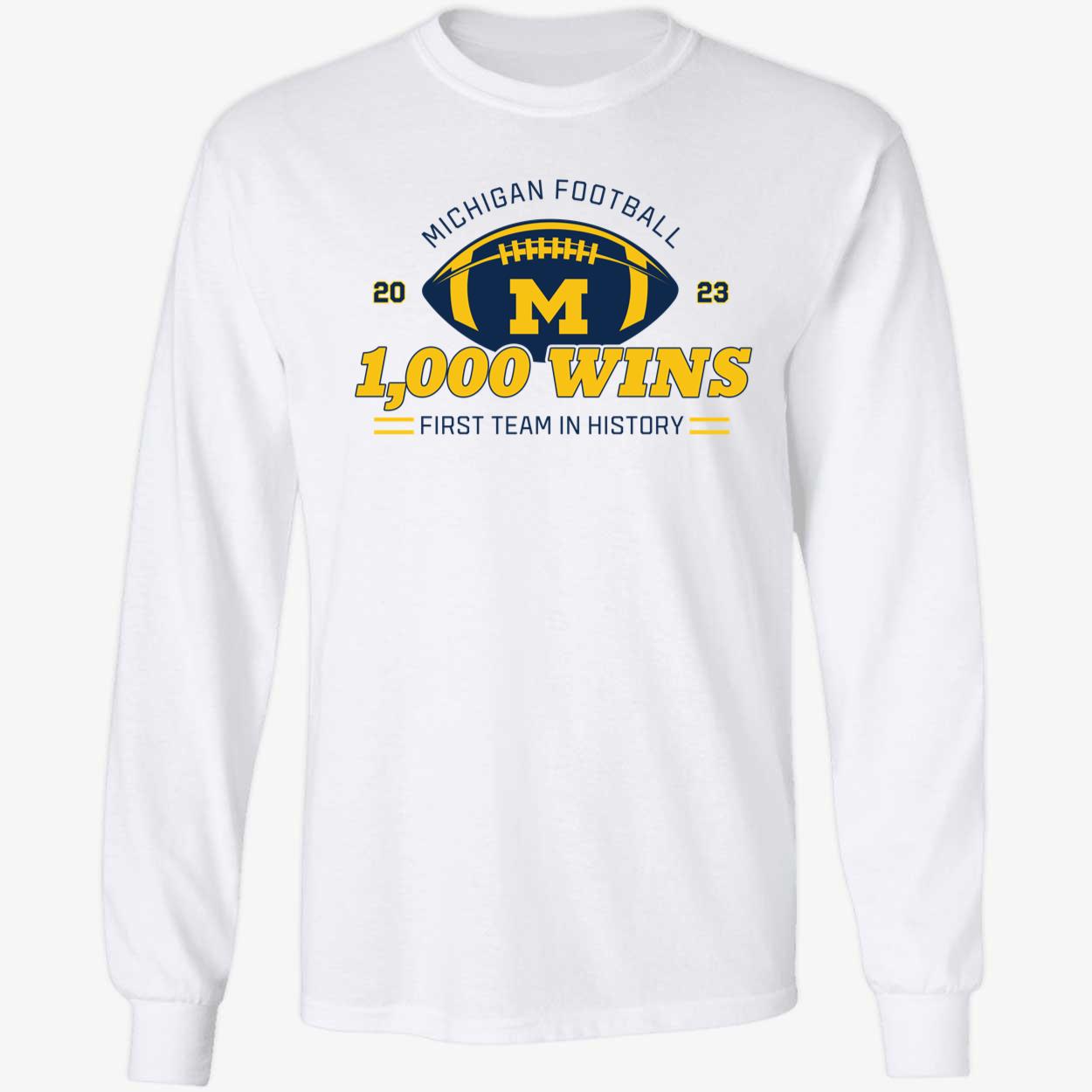 Michigan Football 1000 Wins First Team In History Shirt 4 1 1.jpg