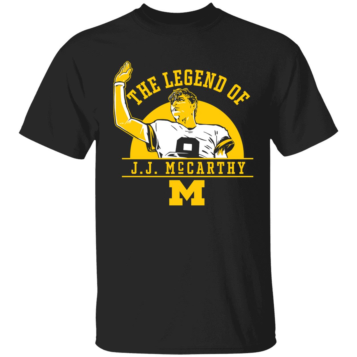 Michigan Football The Legend Of J.j Mccarthy Shirt 1 1.jpg
