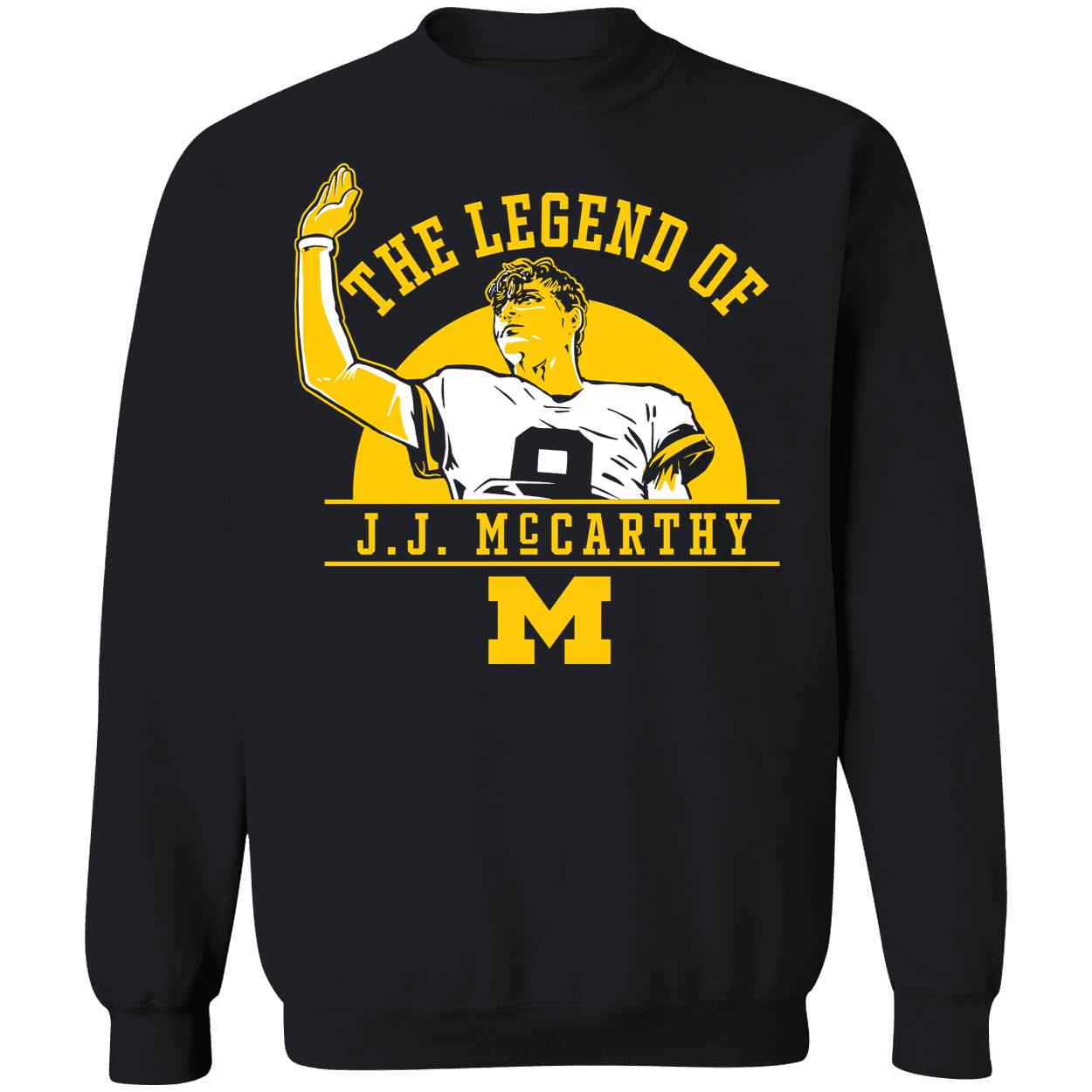 Michigan Football The Legend Of J.j Mccarthy Shirt 3 1.jpg