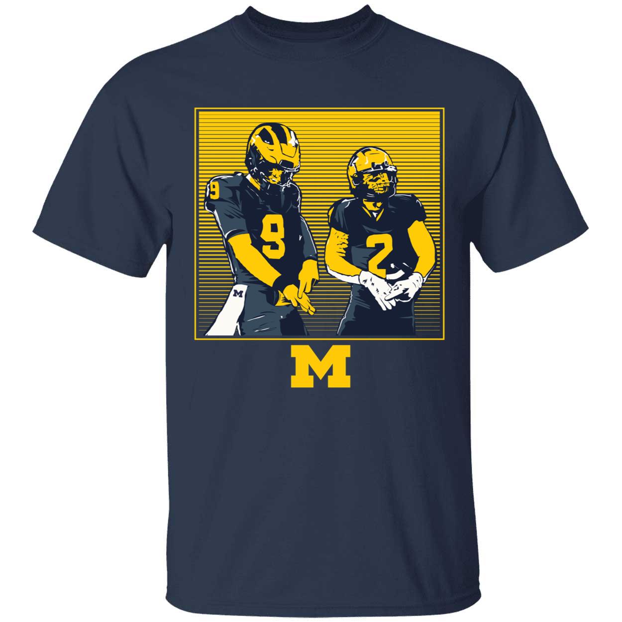 Michigan J.j Mccarthy And Blake Corum Rings Shirt 1 1.jpg