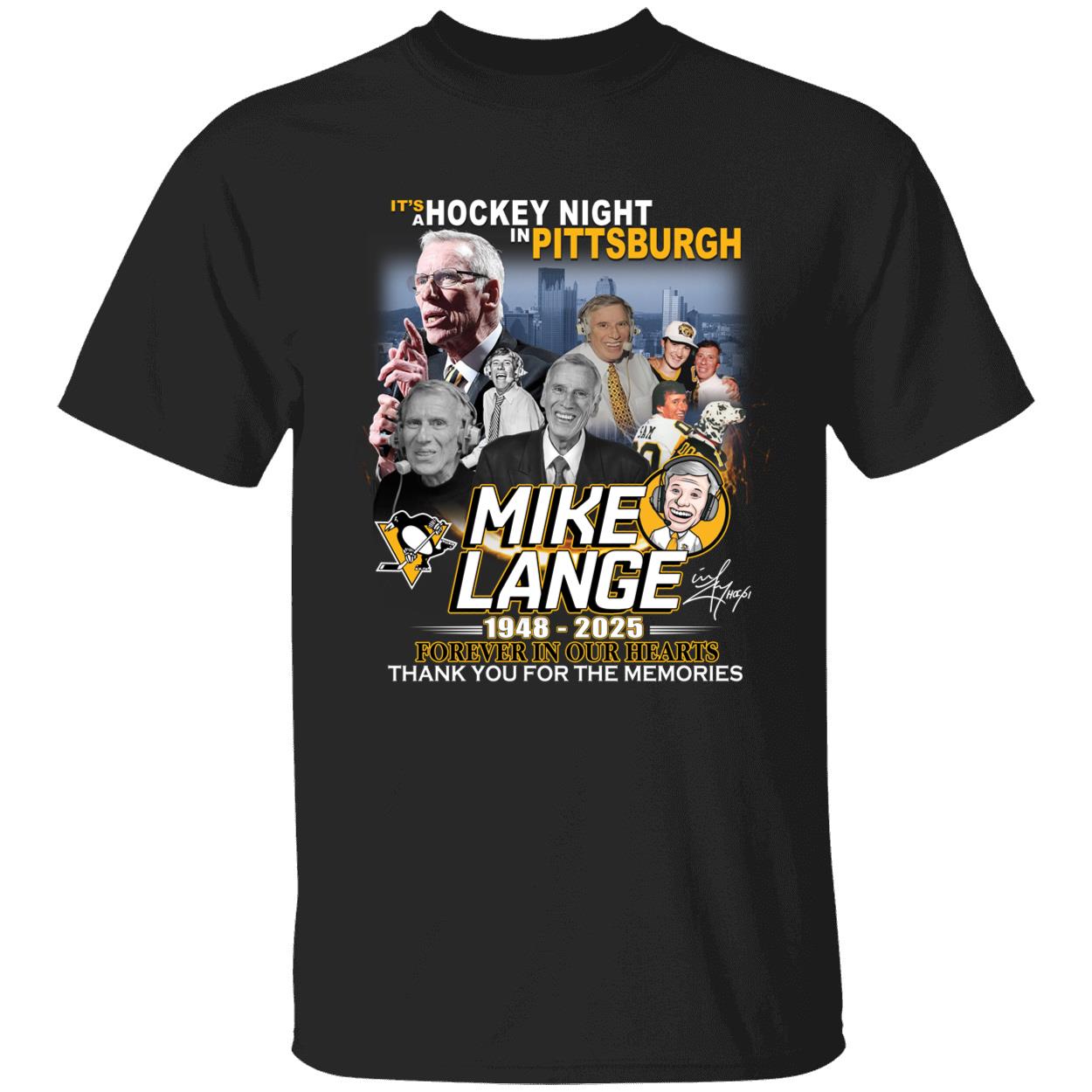 Mike Lange 1948 2025 Forever In Our Hearts Thank You For The Memories Shirt 1 1.jpg