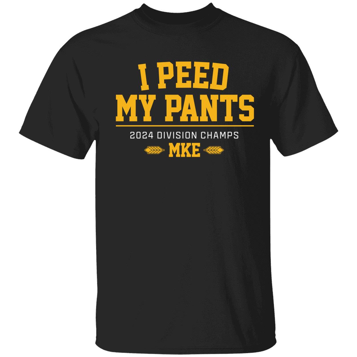 Milwaukee Baseball I Peed My Pants 2024 Division Champs Shirt 1 1.jpg