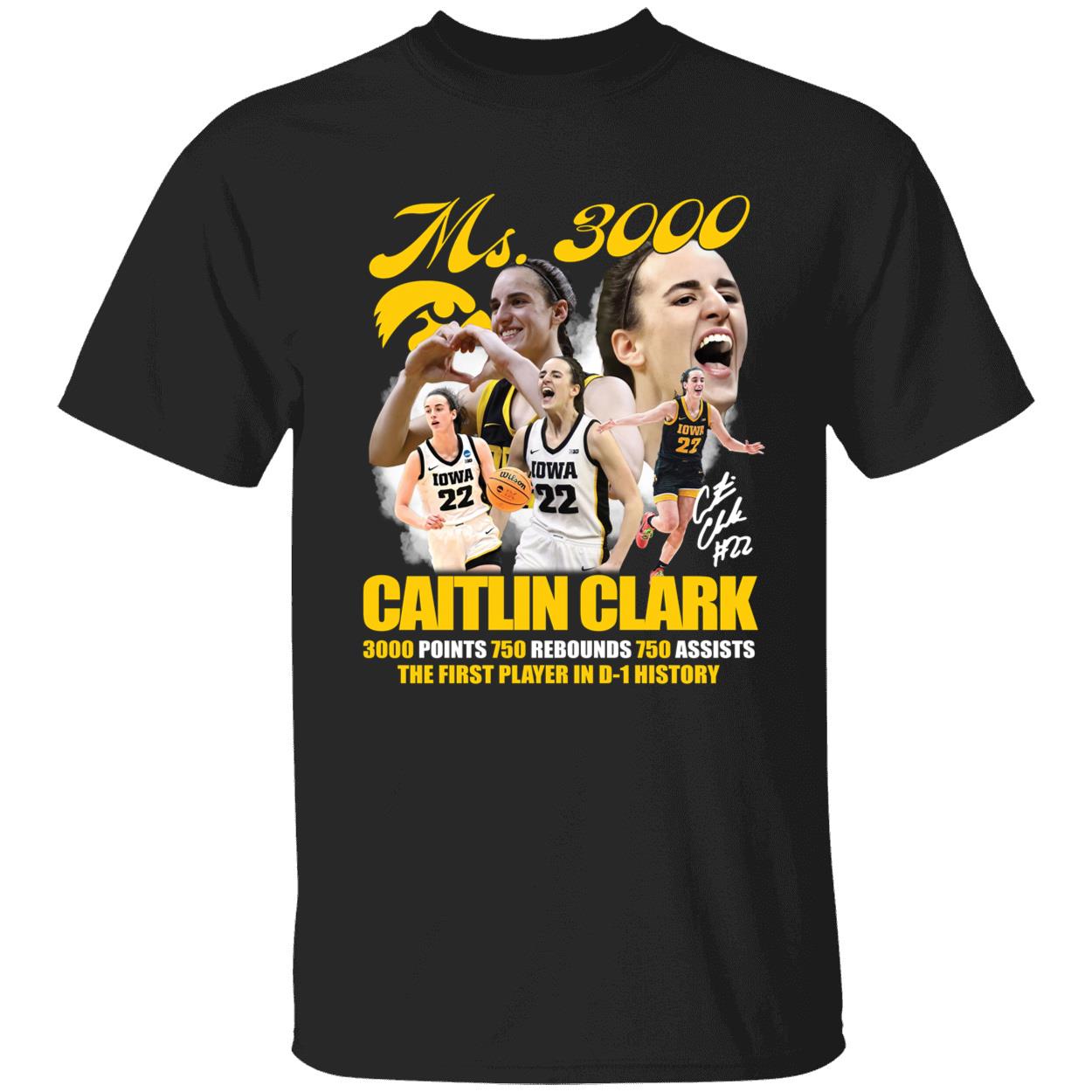 Ms 3000 Caitlin Clark The First Player In D-1 History