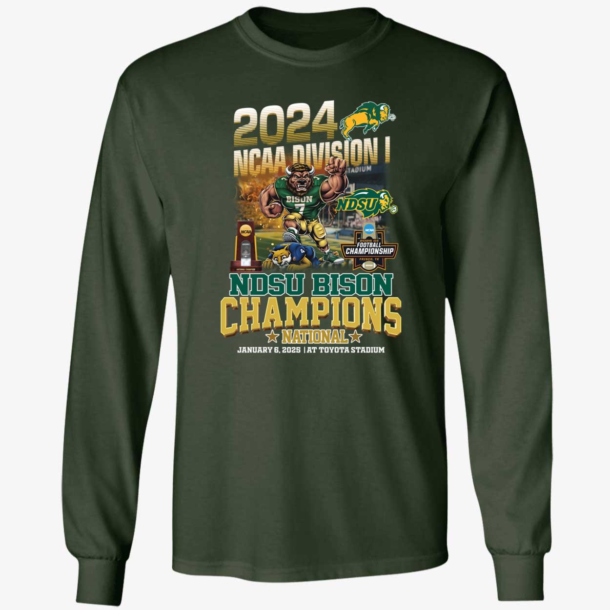 NDSU Bison Champions 2024 Ncaa Division Shirt 4 1.jpg
