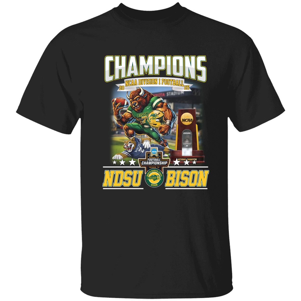 NDSU Bison Champions Ncaa Division Football 2025 Shirt 1 1.jpg