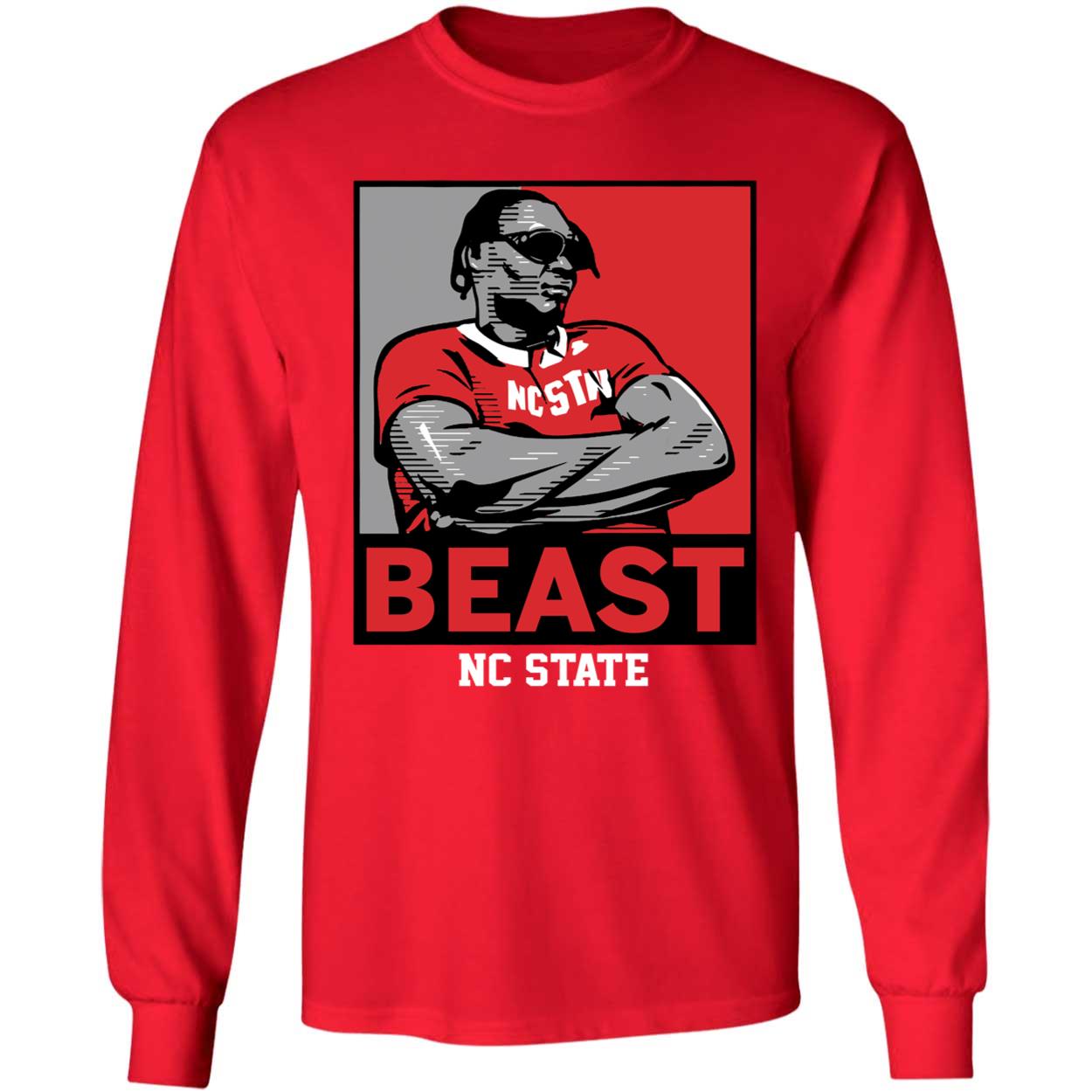 Nc State Basketball Dj Burns Beast Shades Shirt 4 1.jpg
