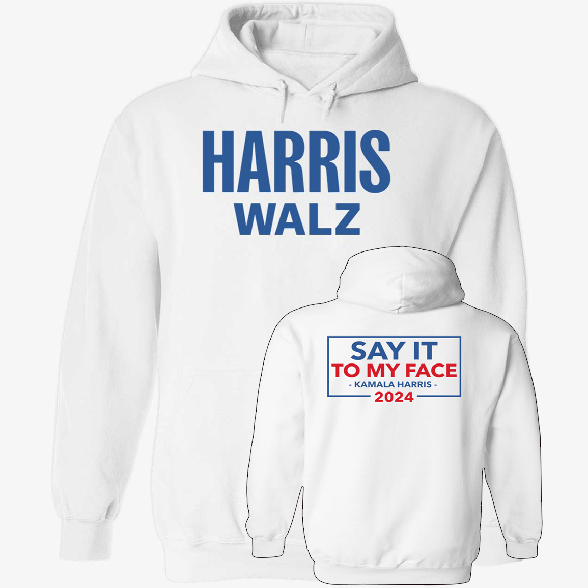 Ned Lamont Harris Walz Say It To My Face Kamala Harris 2024 Shirt2.png