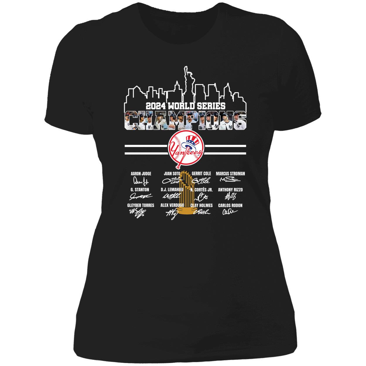 New York Yankees 2024 World Series Champions Team Name Signature Shirt 6 1.jpg