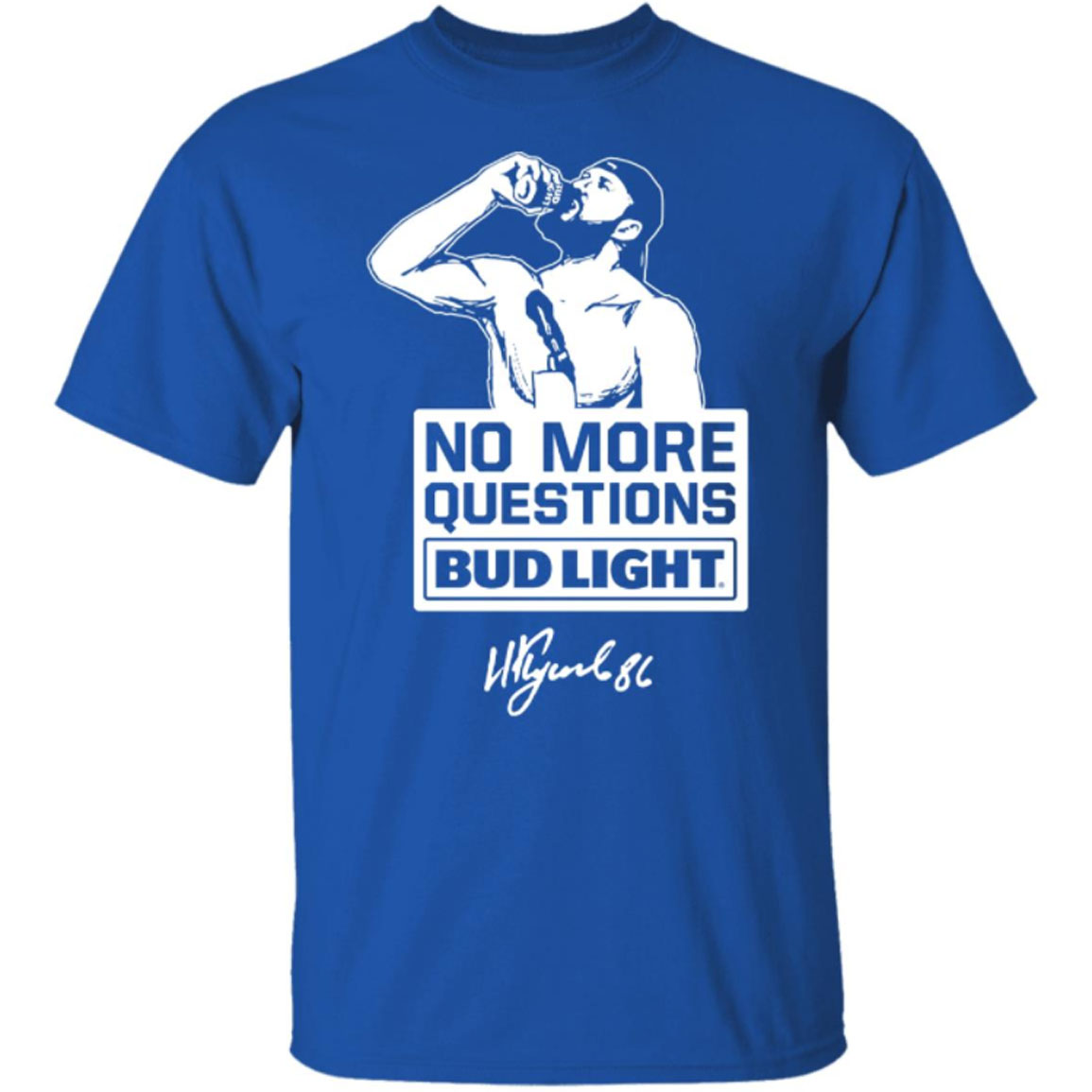 Nikita Kucherov No More Questions Budlight Signature Shirt