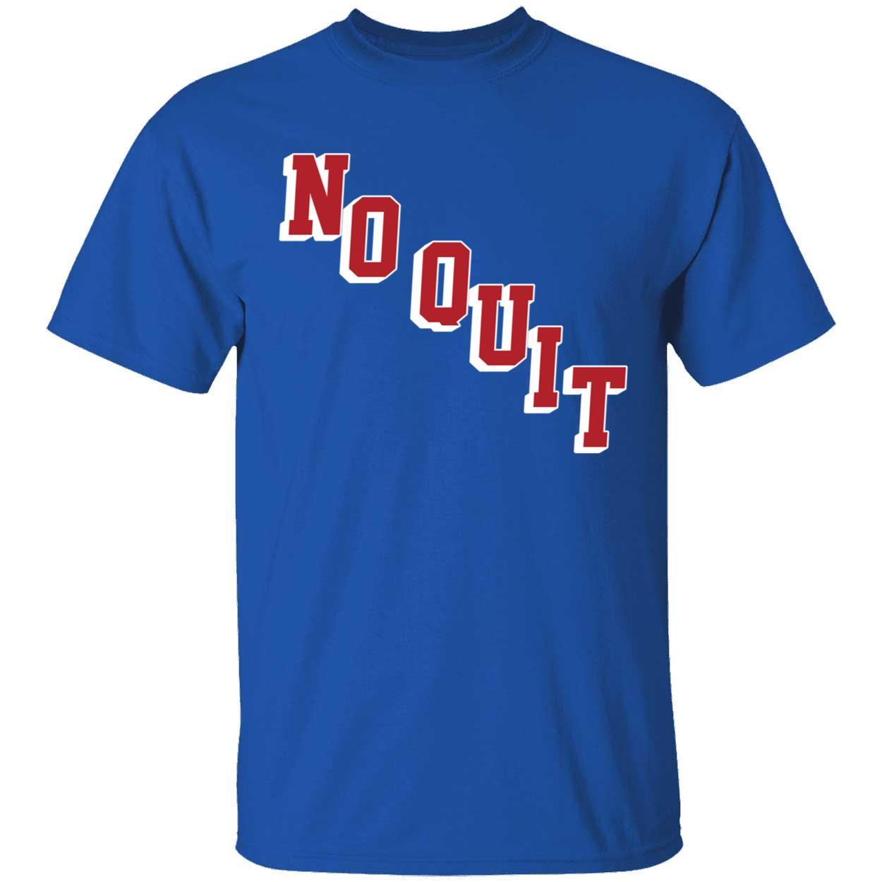No Quit New York Rangers Shirt