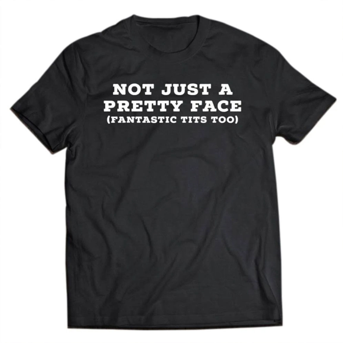 Not Just A Pretty Face Fantastic Tits Too T-shirt