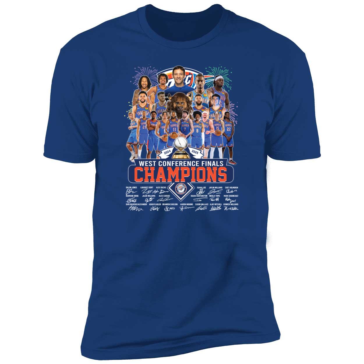 Oklahoma City Thunder West Conference Finals Champions 2025 Signature Shirt 5 1.jpg