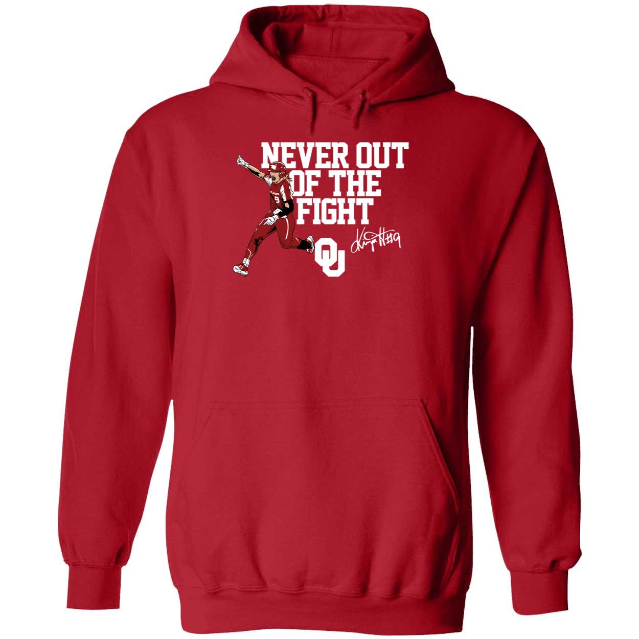 Oklahoma Softball Kinzie Hansen Never Out Of The Fight Shirt 2 1.jpg