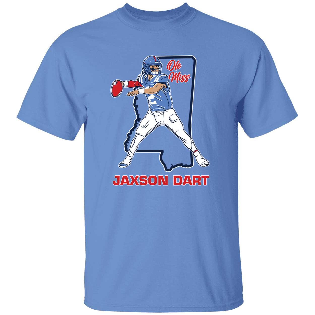 Ole Miss Football Jaxson Dart State Star Shirt