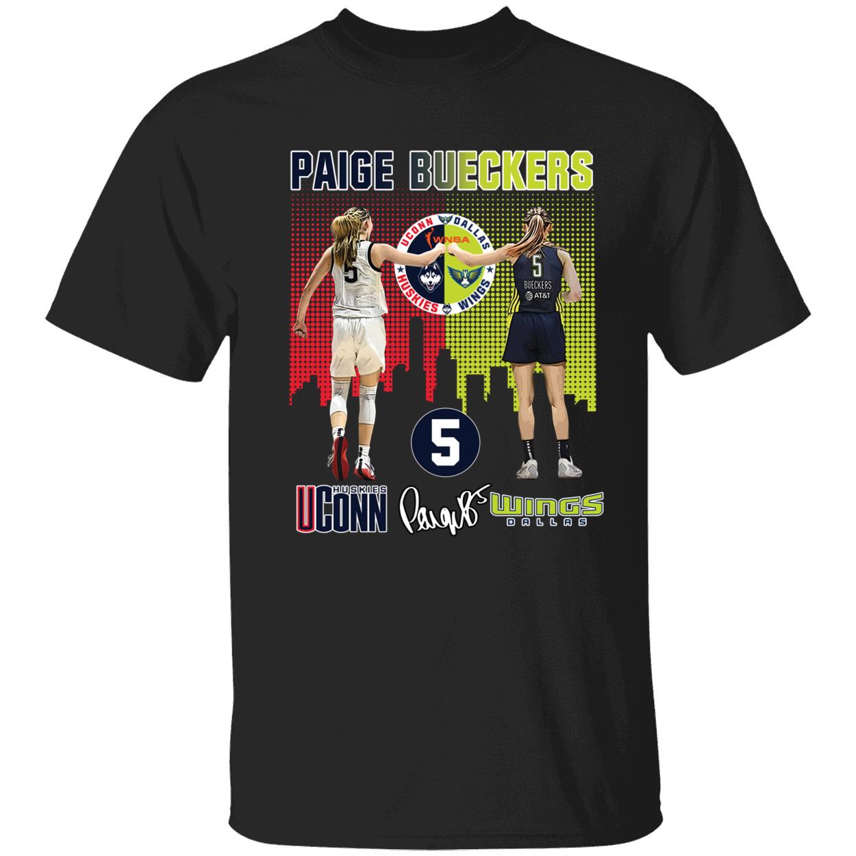 Paige Bueckers 5 Uconn Huskies Dallas Wings Shirt 1 1.jpg