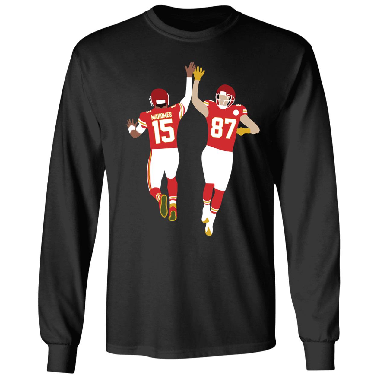 Patrick Mahomes And Travis Kelce High Five Shirt 4 1.jpg
