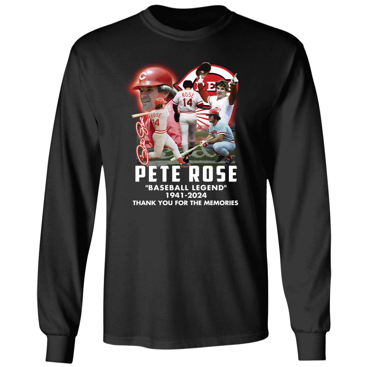 Pete Rose Baseball Legend 1941 2024 Thank You For The Memories Shirt 4 1.jpg