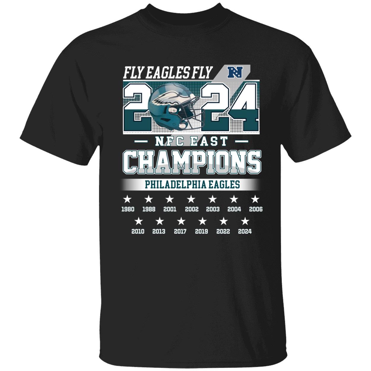 Philadelphia Eagles Fly Eagles Fly 2024 NFC East Champions Shirt 1 1.jpg