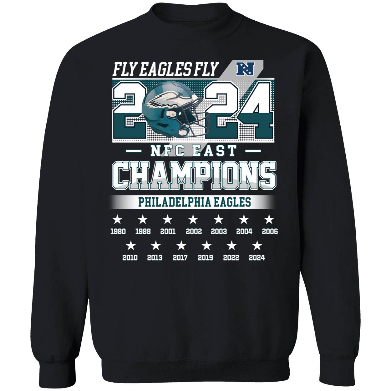 Philadelphia Eagles Fly Eagles Fly 2024 NFC East Champions Shirt 3 1.jpg