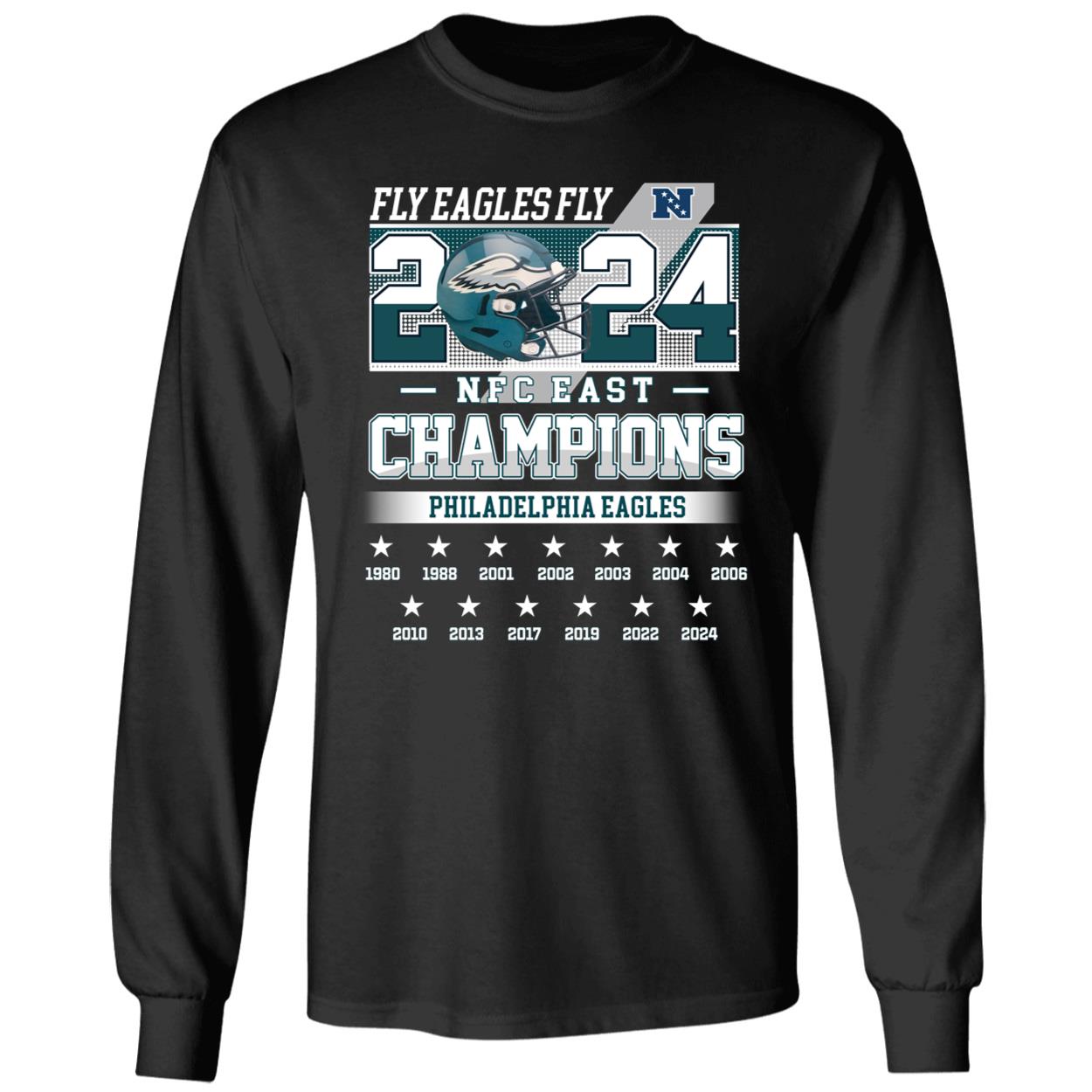 Philadelphia Eagles Fly Eagles Fly 2024 NFC East Champions Shirt 4 1.jpg