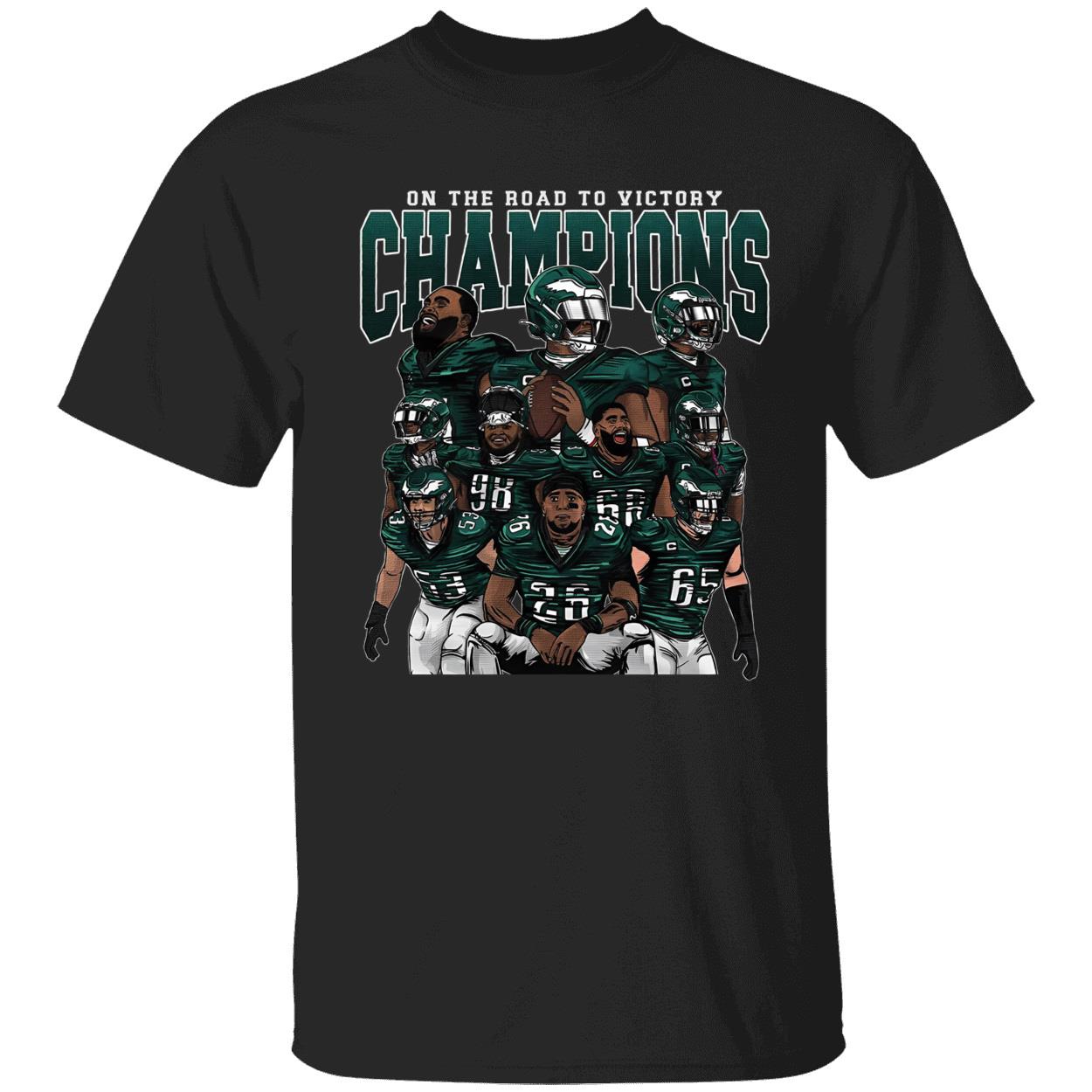 Philadelphia Eagles On The Road To Victory Champions Shirt 1 1.jpg