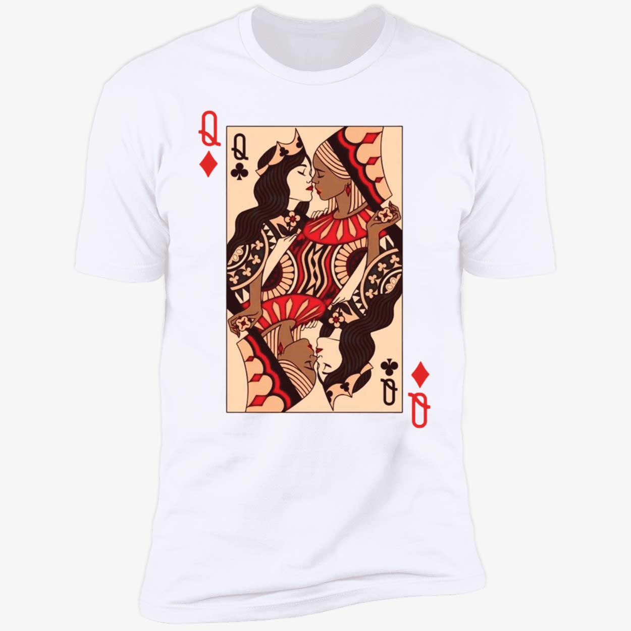 Queens Kissing Playing Cards Shirt 5 1.jpg