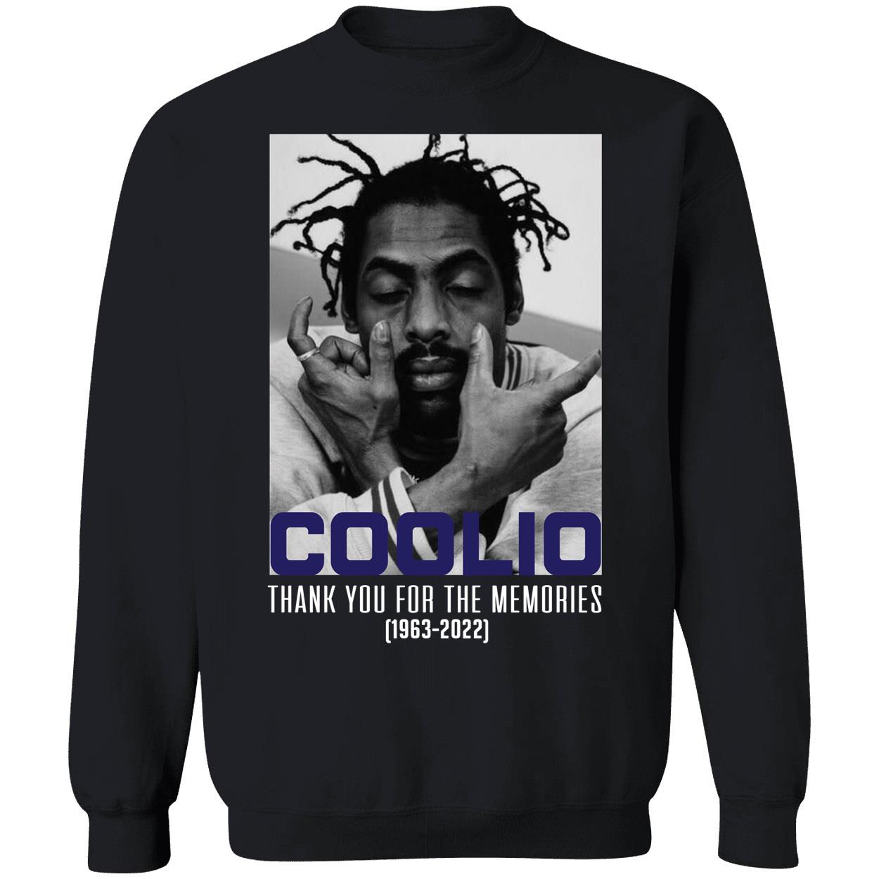 Rip Coolio 1963 2022 Thank You For The Memories Sweatshirt
