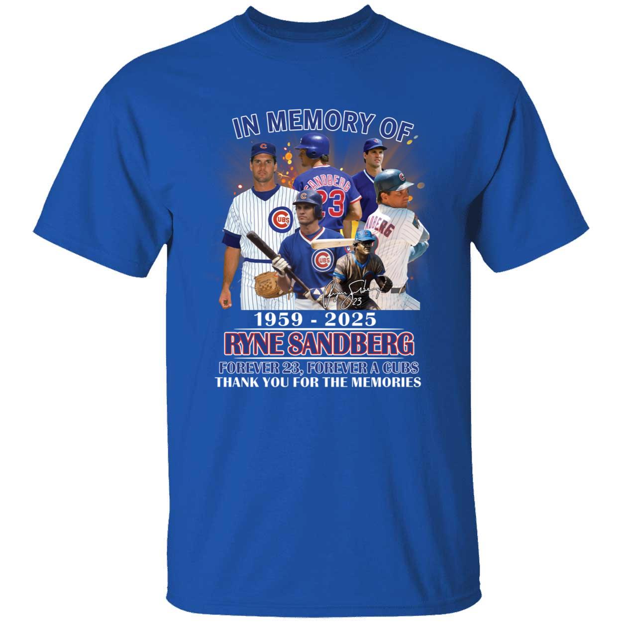 Ryne Sandberg Forever 23 Forever A Cubs Thank You For The Memories Shirt 1 1.jpg