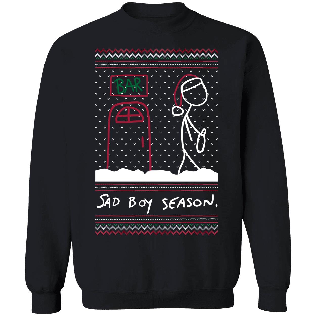Sad Boy Season Christmas Sweatshirt