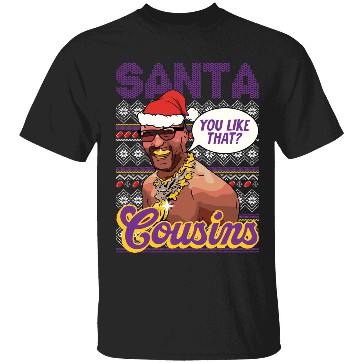 Santa Cousins Kirk Cousins Christmas Shirt