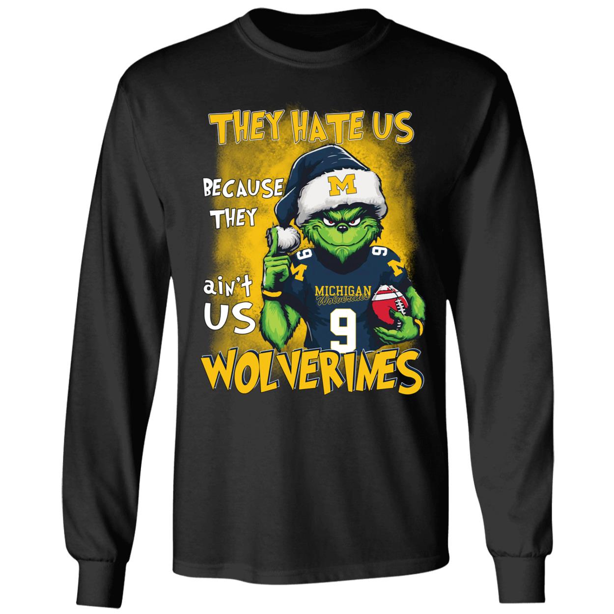 Santa Grinch They Hate Us Because They Aint Us Michigan Shirt 4 1.jpg