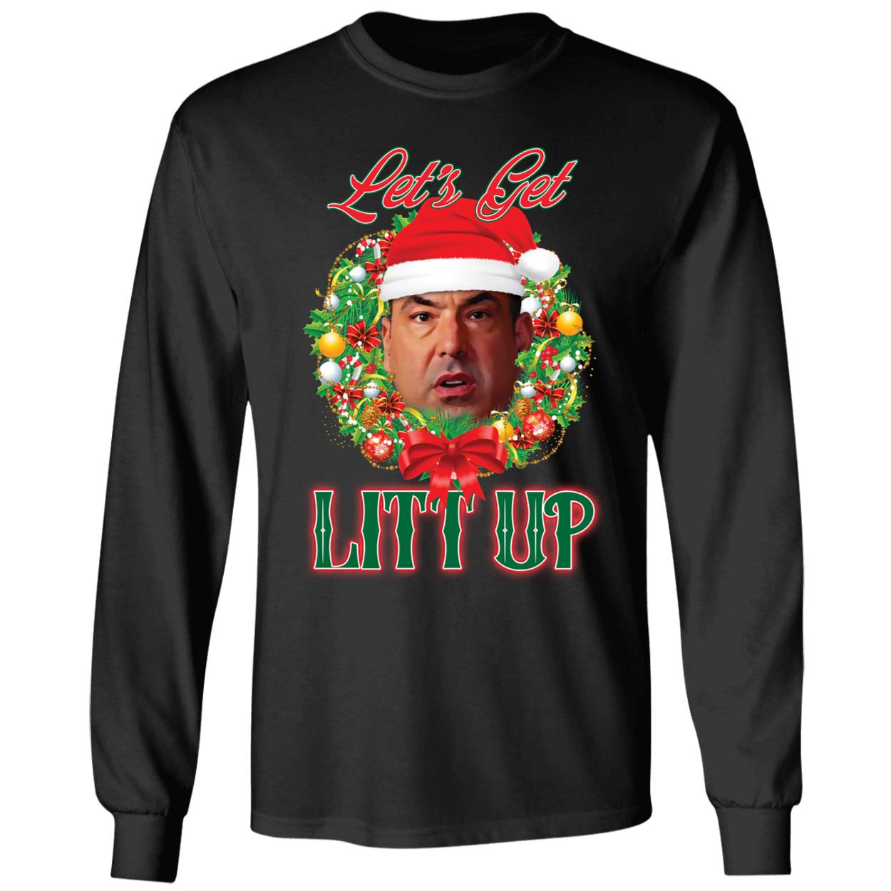 Santa Louis Litt Lets Get Litt Up Christmas Shirt 4 1.jpg