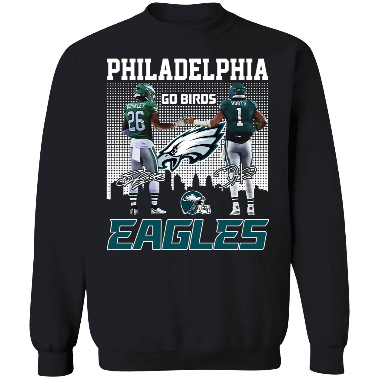 Saquon Barkley And Jalen Hurts Philadelphia Eagles Go Birds Shirt 3 1.jpg