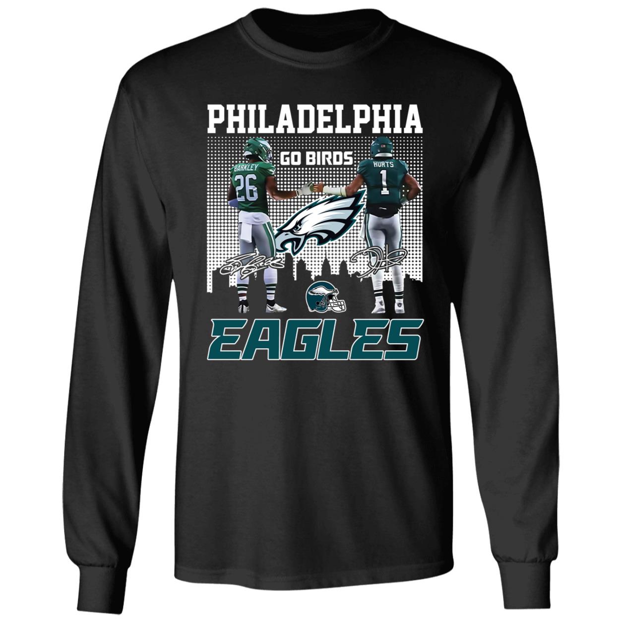 Saquon Barkley And Jalen Hurts Philadelphia Eagles Go Birds Shirt 4 1.jpg
