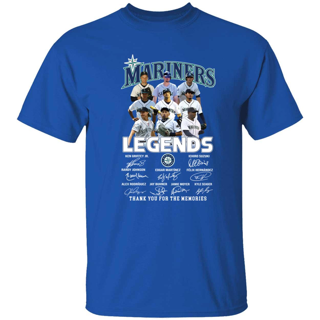 Seattle Mariners Legends Thank You For The Memories Signature Shirt 1 1.jpg