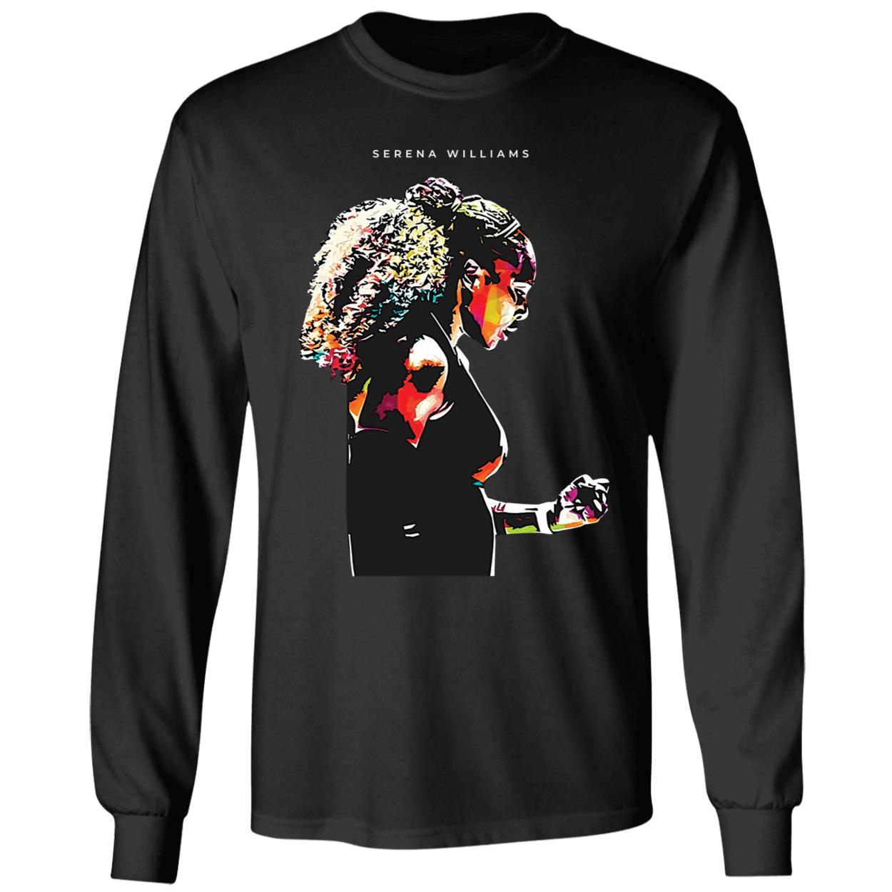Serena Williams Greatest Female Athlete Long Sleeve Shirt