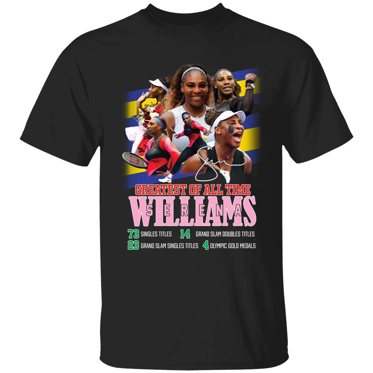 Serena Williams Greatest Of All Time Shirt