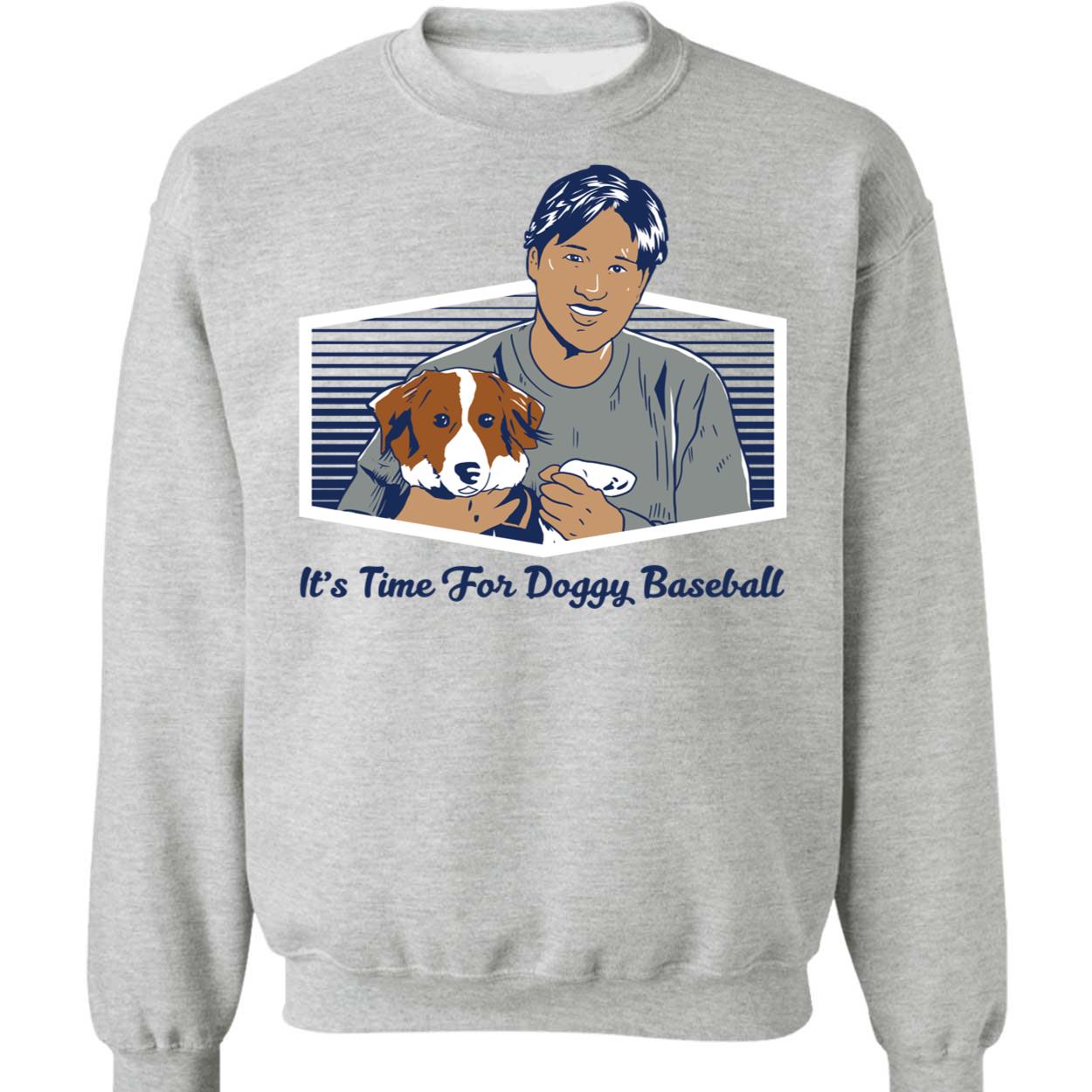 Shohei Ohtani Its Time For Doggy Baseball Shirt 3 1.jpg