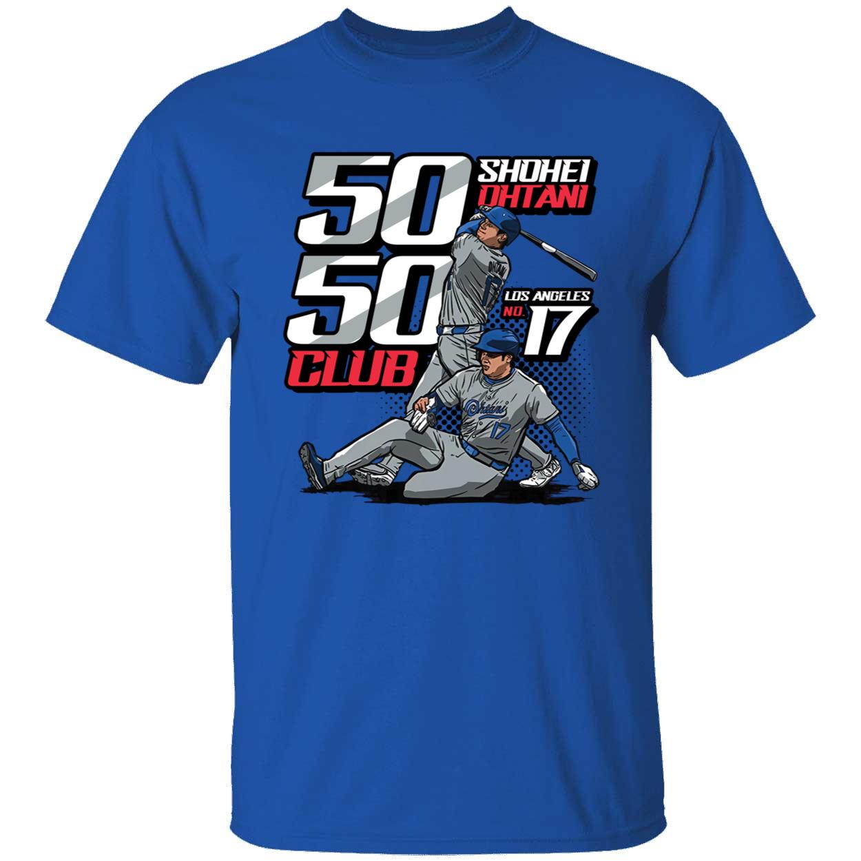 Shohei Ohtani Los Angeles Dodgers 50 50 Club Shirt 1 1.jpg