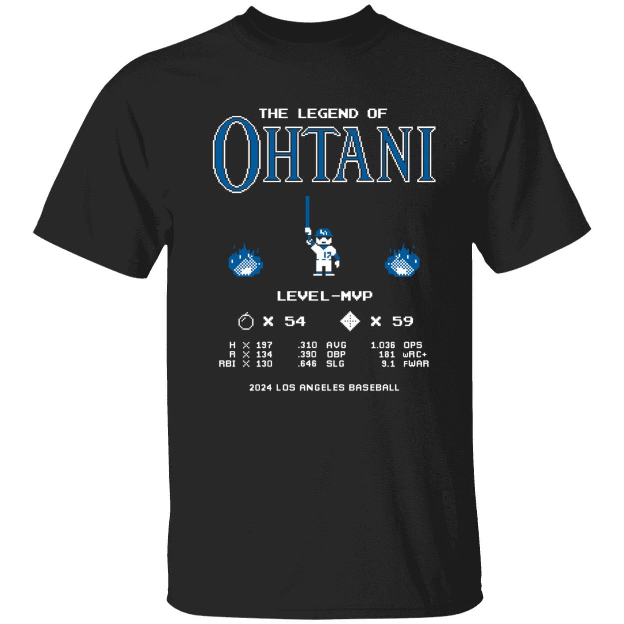 Shohei Ohtani The Legend Of Ohtani Level MVP Shirt 1 1.jpg