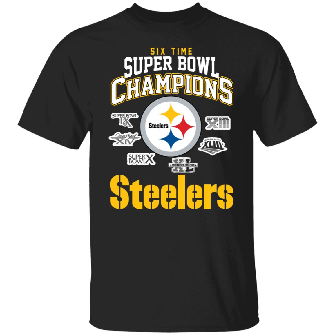 Six Time Super Bowl Champions Shirt.jpg