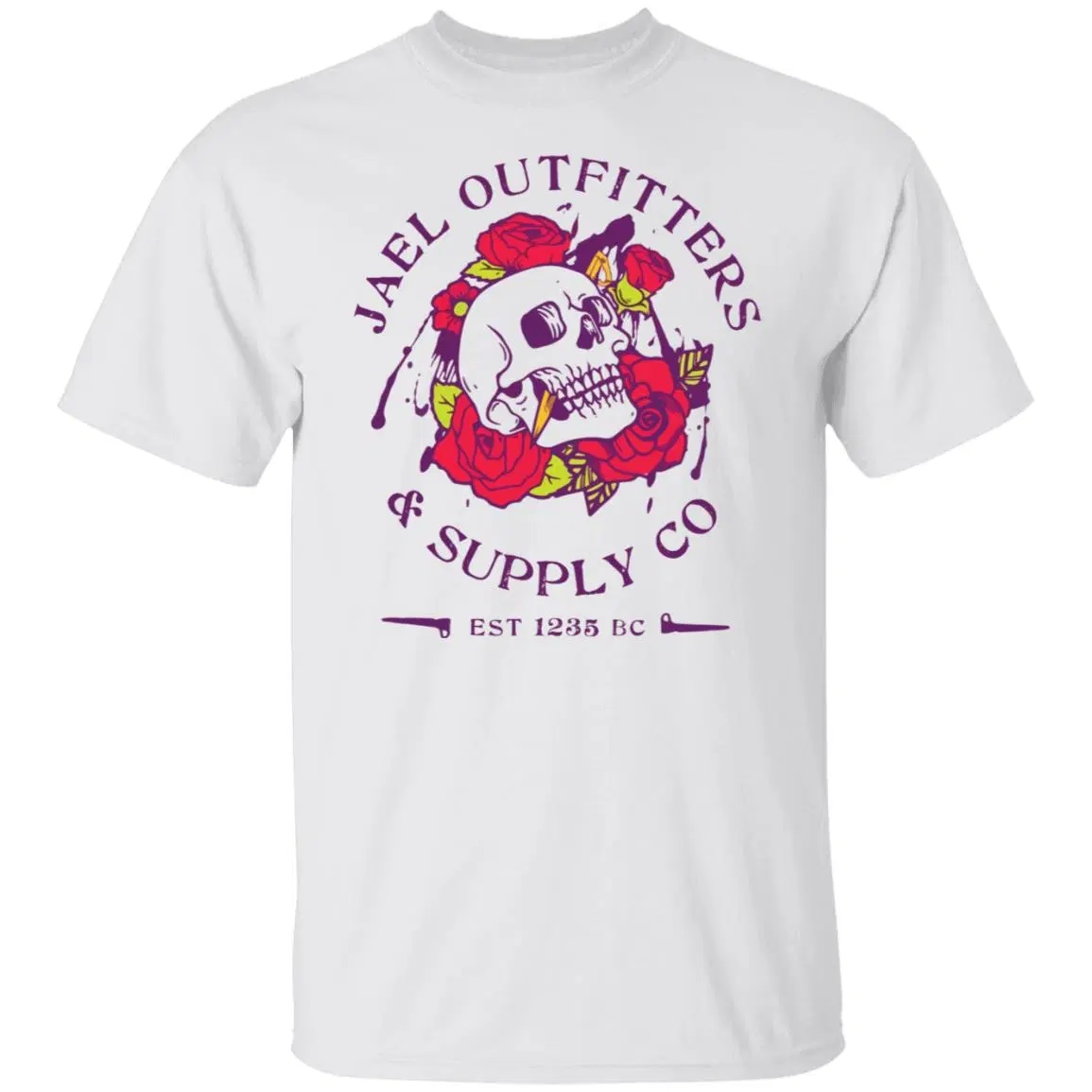Skull Jael Outfitters And Supply Co Est 1235 Bc Shirt